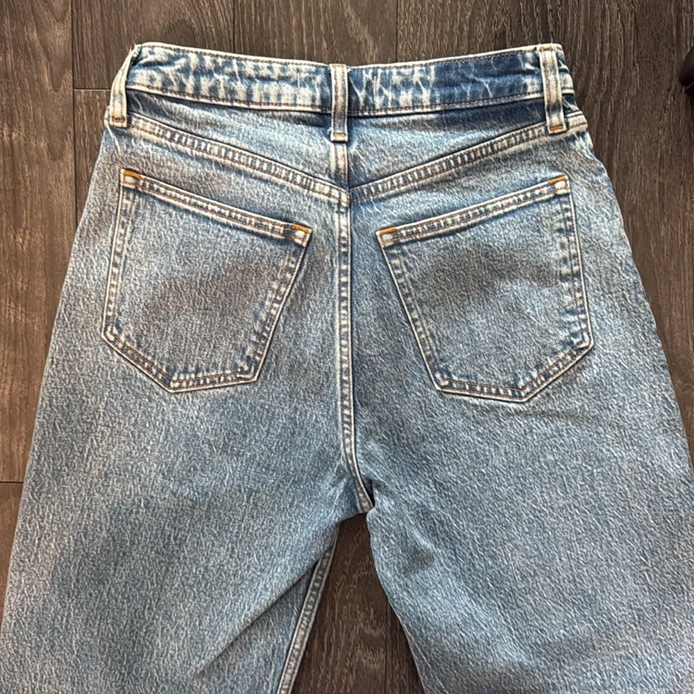 Abercrombie 90s Relaxed Jean High Rise Curve Love 26 2 S - Picture 4 of 6